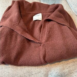 Abercrombie & Fitch Brown Cowl Neck Sweater
